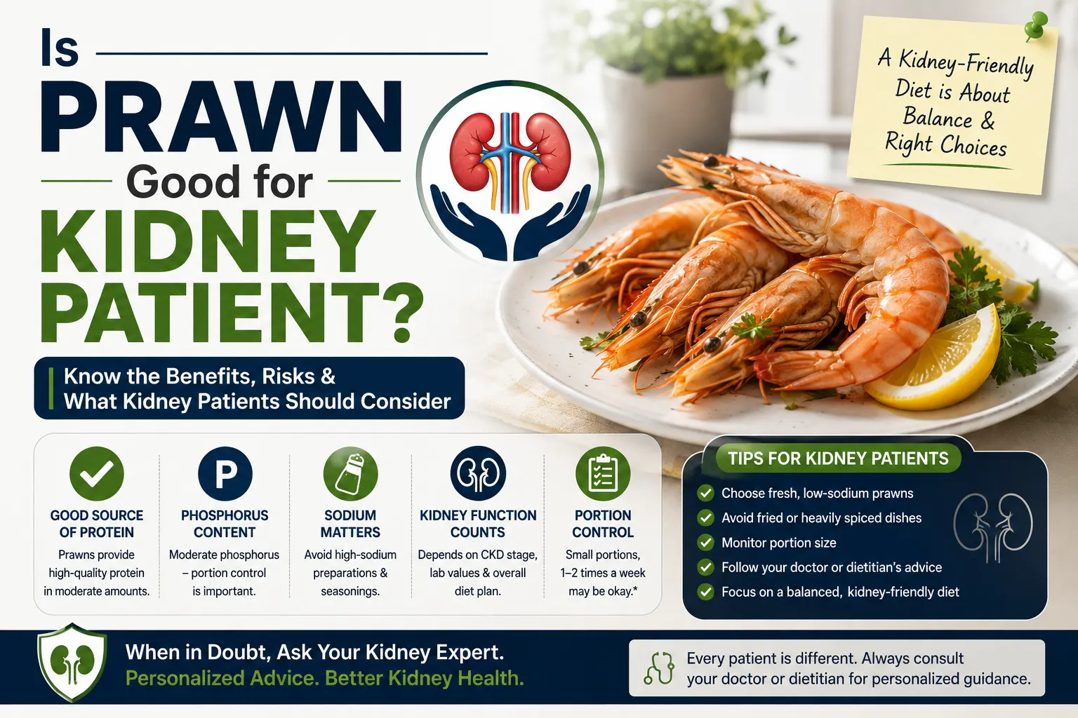 Is Prawn Good for Kidney Patient? Is Prawn Good for Kidney Patient?